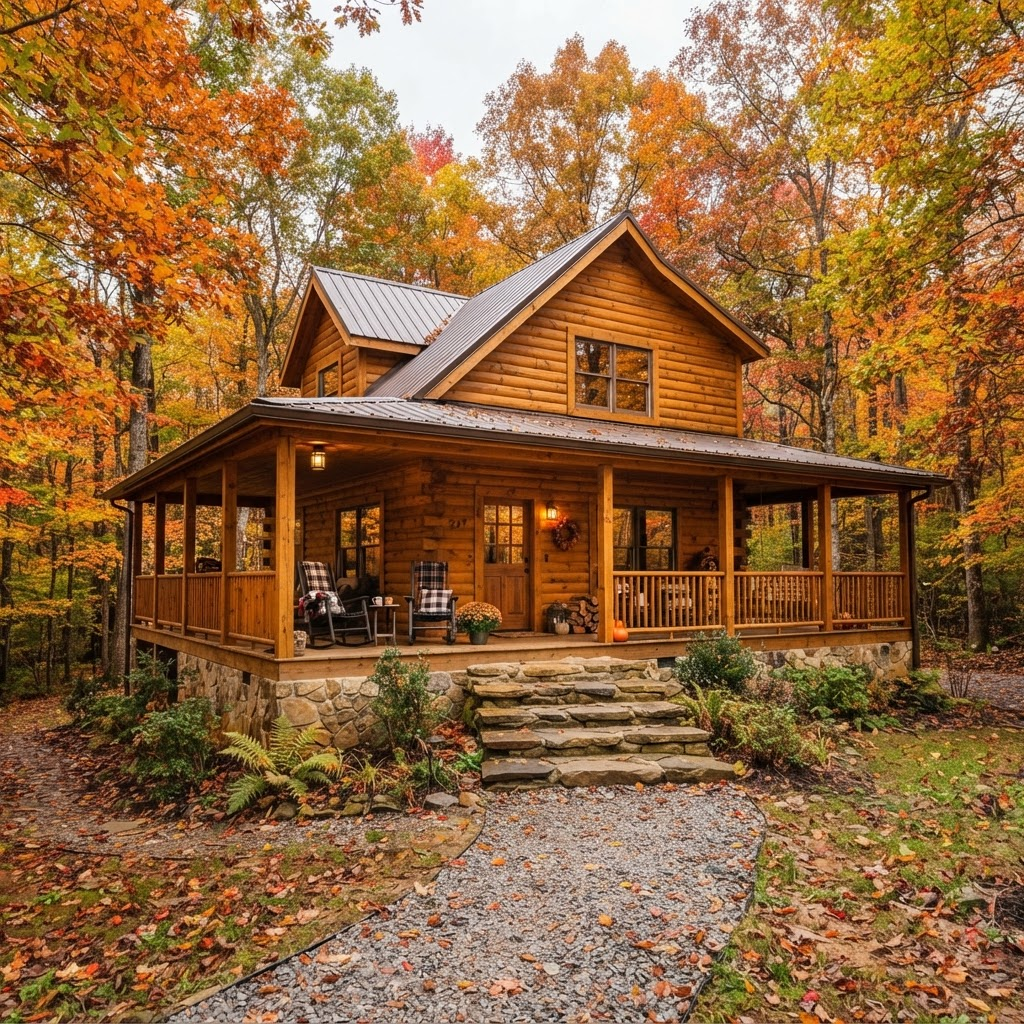Hemlock Hollow, a vacation rental in Downtown Blue Ridge, Blue Ridge Georgia